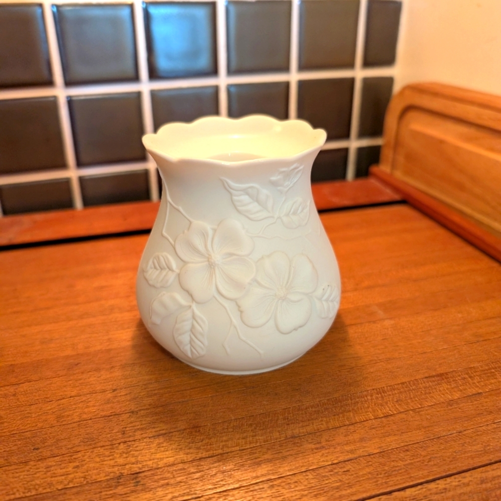 MCM Kaiser Manfred Frey White Bisque Candle Holder